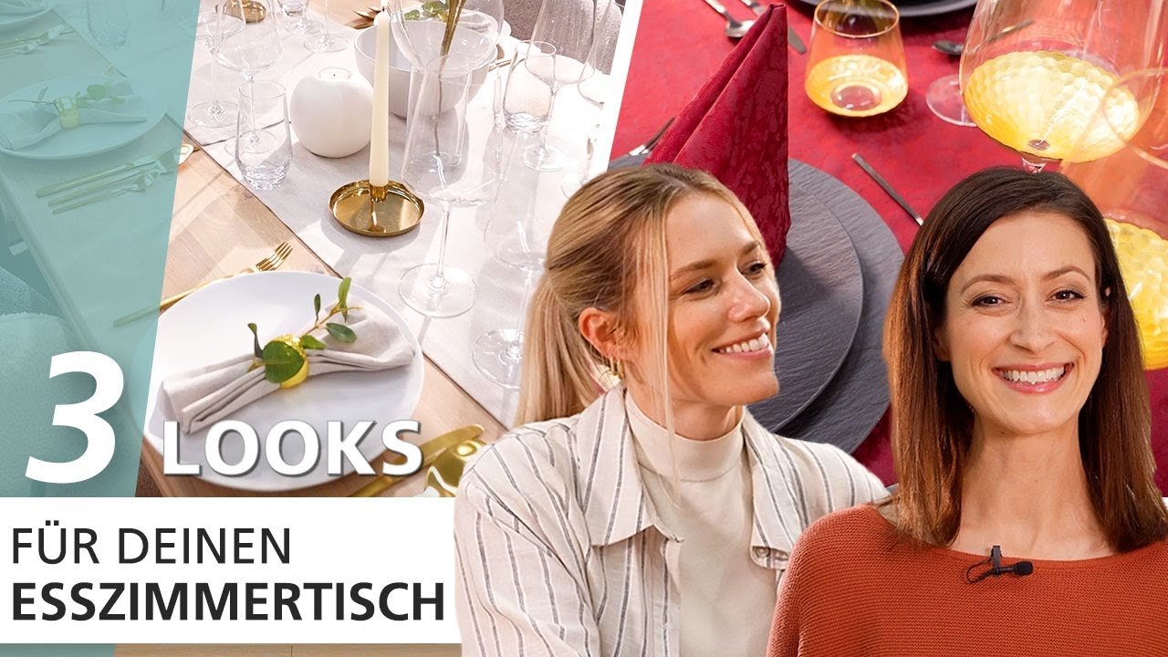 3 Looks f&uuml;r deinen Esszimmertisch✨ | How to | INTERIYEAH!