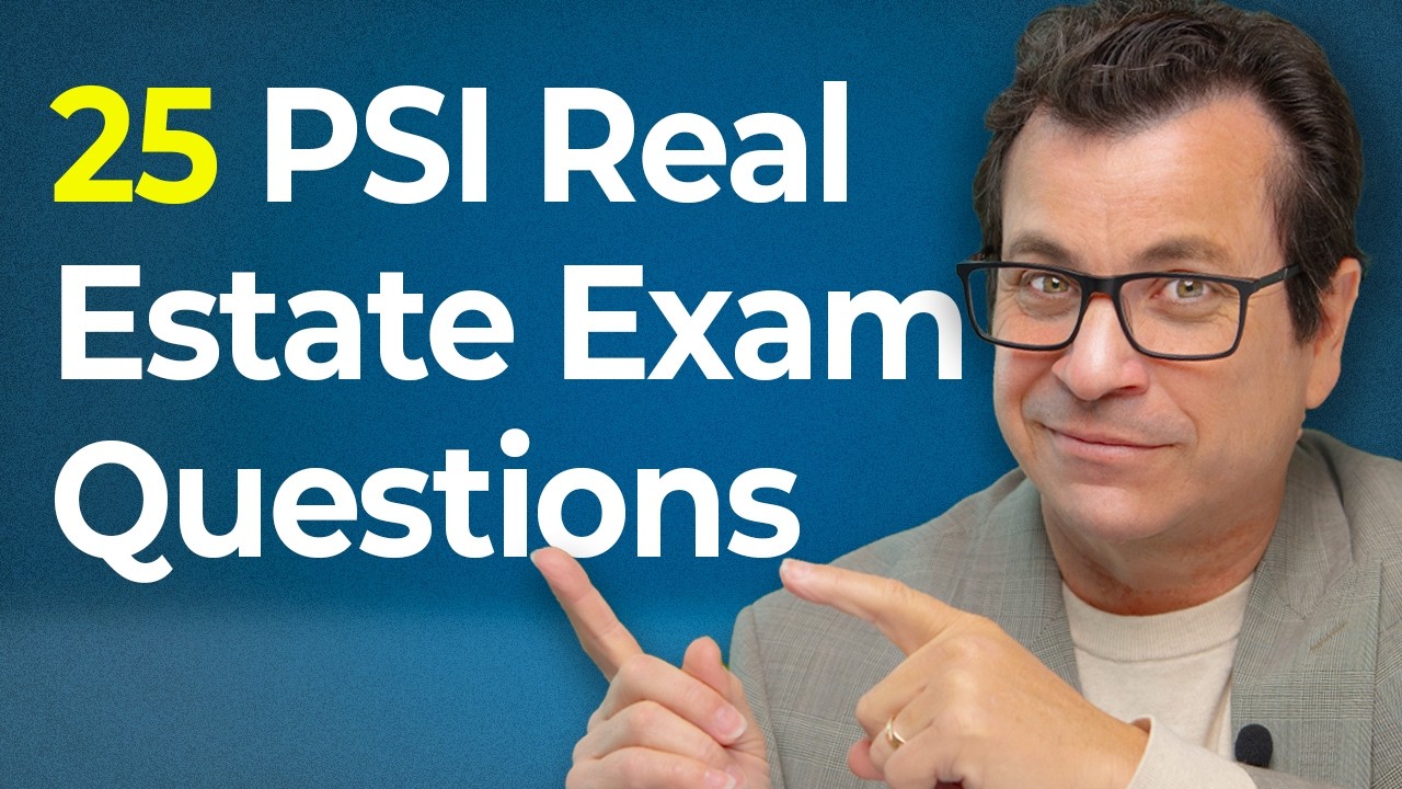 PSI Real Estate Exam (25 Practice Questions)