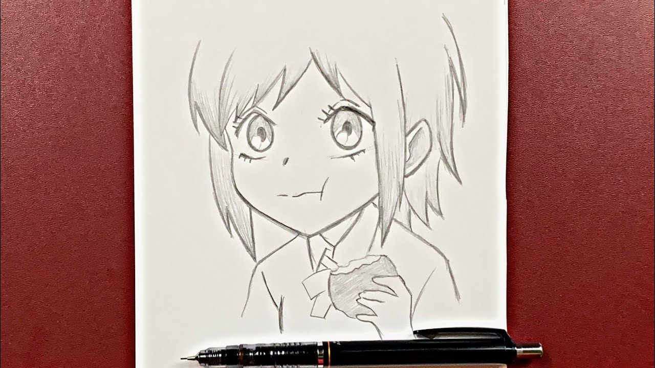 Anime chibi | how to draw Sasha from AOT Step-by-step