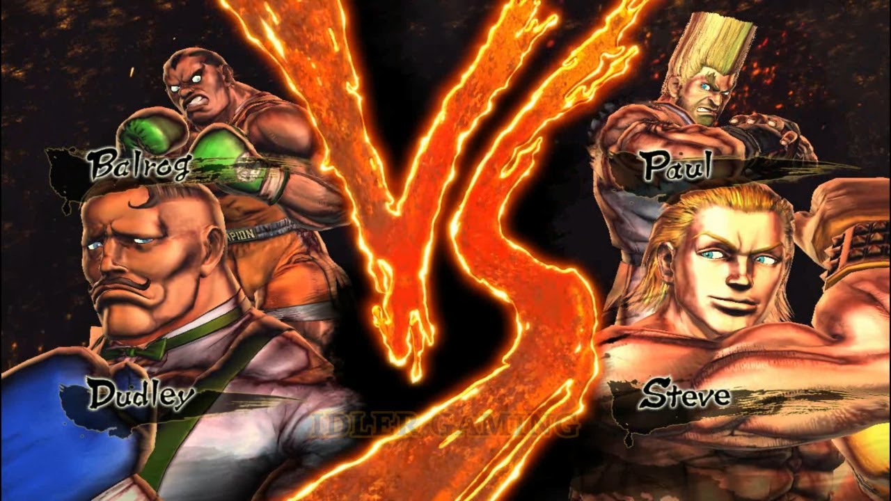Dudley Balrog VS Steve Paul Hardest AI Street Fighter X Tekken Gameplay