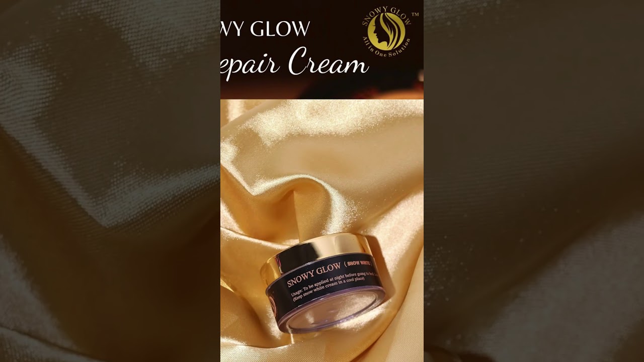 Snowy Glow Night Repair Brightening Face Cream | Anti-Aging & Dark Spot Removal #shorts