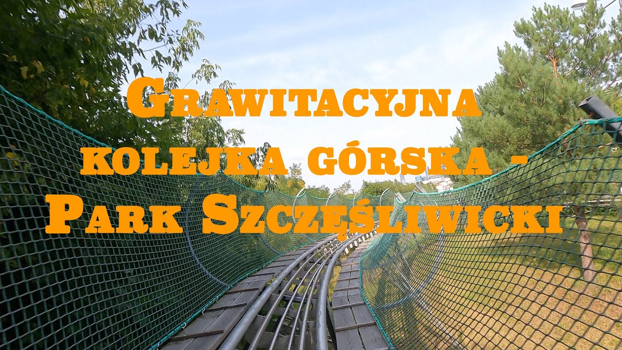 Grawitacyjna kolejka górska - Park Szczęśliwicki 2022 4K