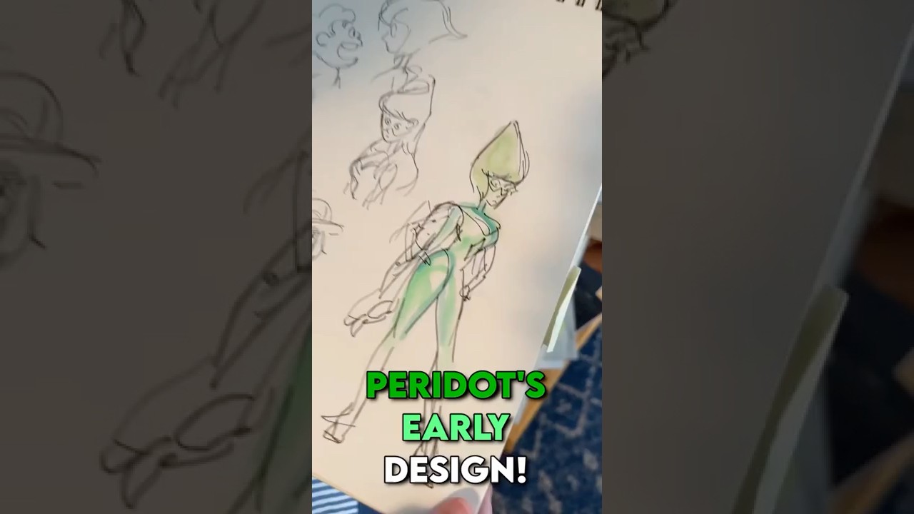 Peridot's Original Pilot Design? Steven Universe Development Art  from @rebecca_sugar