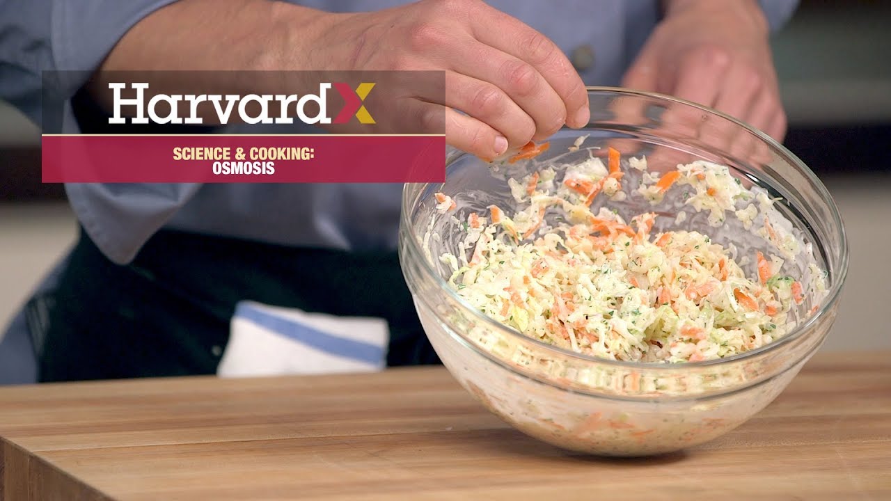 Osmosis and coleslaw