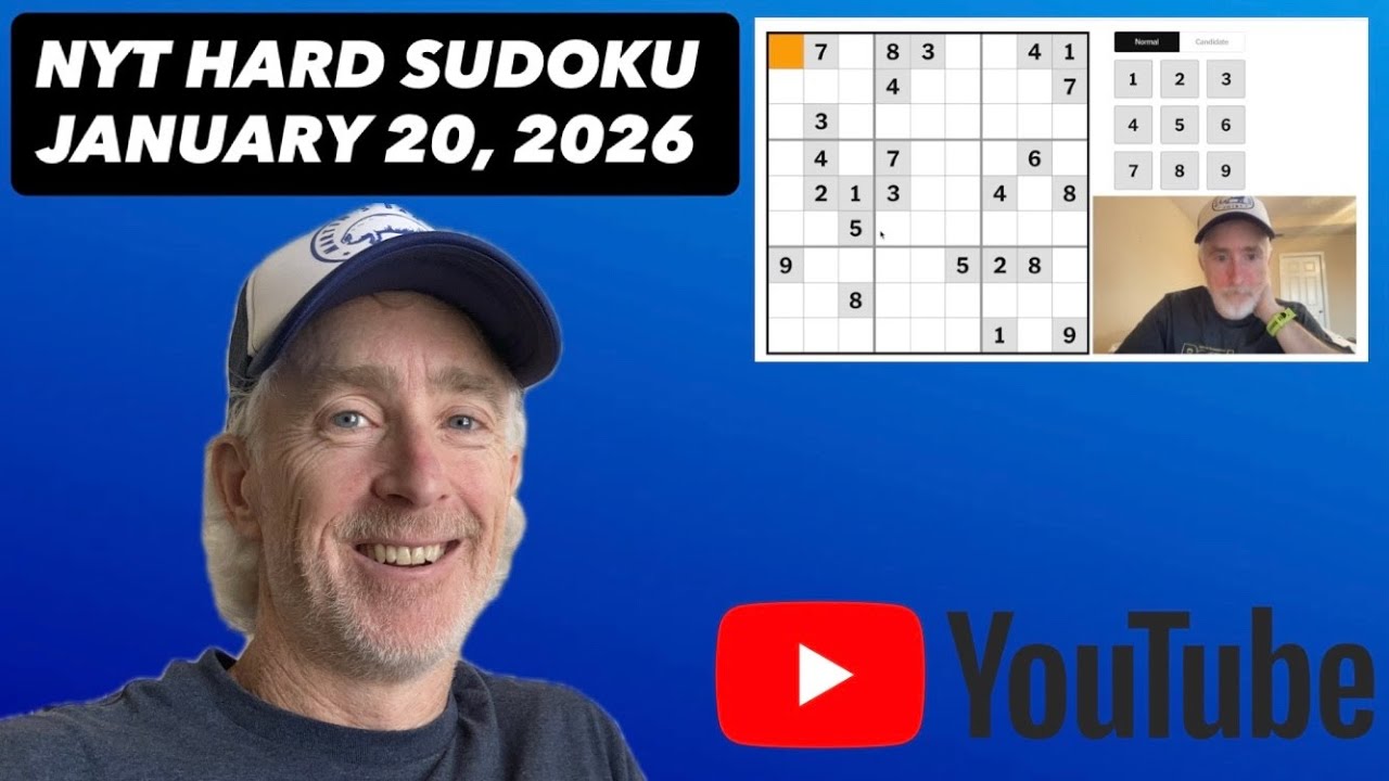Let's CRACK the NYT Hard Sudoku! [January 20, 2026] Walkthrough Solution