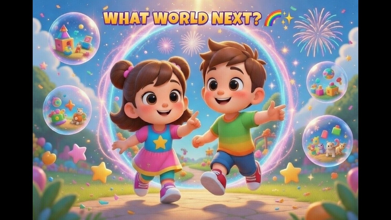 Steph & Henry Travel Through MAGIC WORLDS! 🌈✨ What World Is Next?
