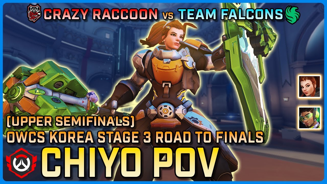 [ ChiYo ] Brig CLUTCH | Crazy Raccoon vs Falcons | OWCS KOR Road to Finals Upper Semifinal