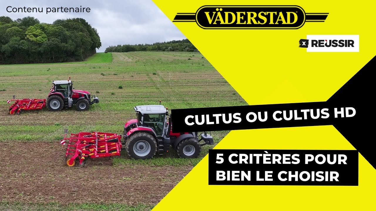 Contenu partenaire - Väderstad Cultus ou Cultus HD : 5 critères pour le choisir et le configurer