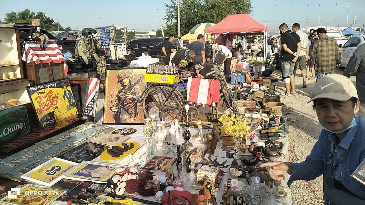 ตลาดนัดเบิร์ด คลองถม แหล่งรวมสินค้ามือสอง ใหญ่ที่สุดในราชบุรี #ตลาดนัดมือสอง #ของเก่า #มือสอง 
