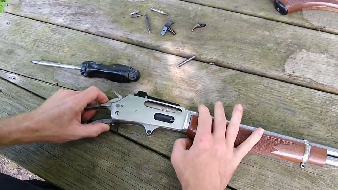 Установка комплекта триггера Marlin на Marlin 336 30-30 (менее 8 минут)