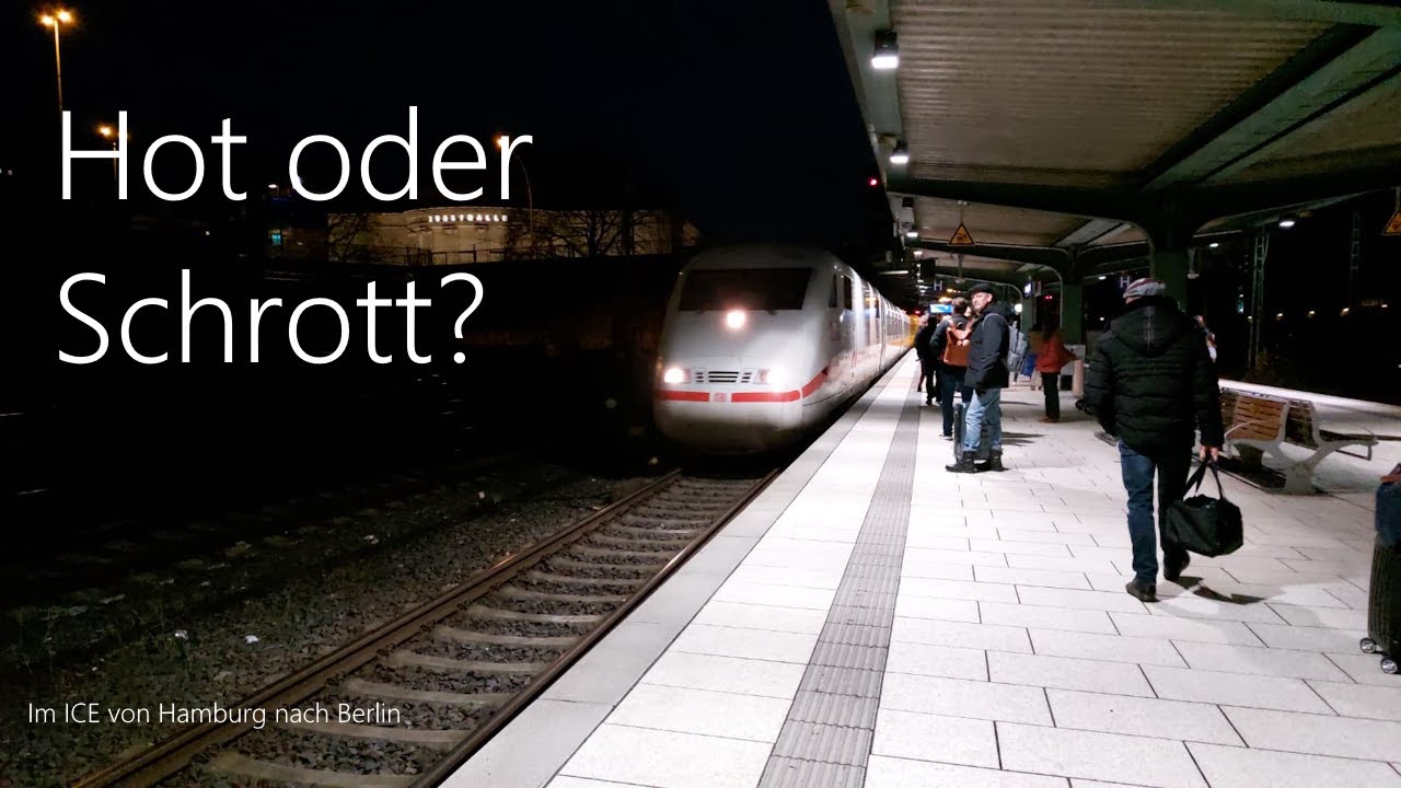 ZUGREVIEW #01 Die alten ICEs - HOT oder SCHROTT? | ICE703 von Hamburg nach Berlin (2023)