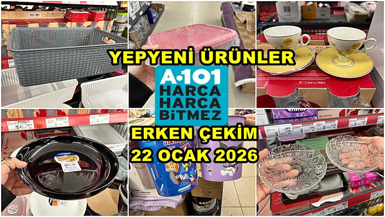 A101’E KOŞUN 💃/ERKEN ÇEKİM 22 OCAK 2026💃İLK BİZ GÖSTERİYORUZ/İLK SEN GÖR🔥A101 BU HAFTA COŞUYOR!🔥