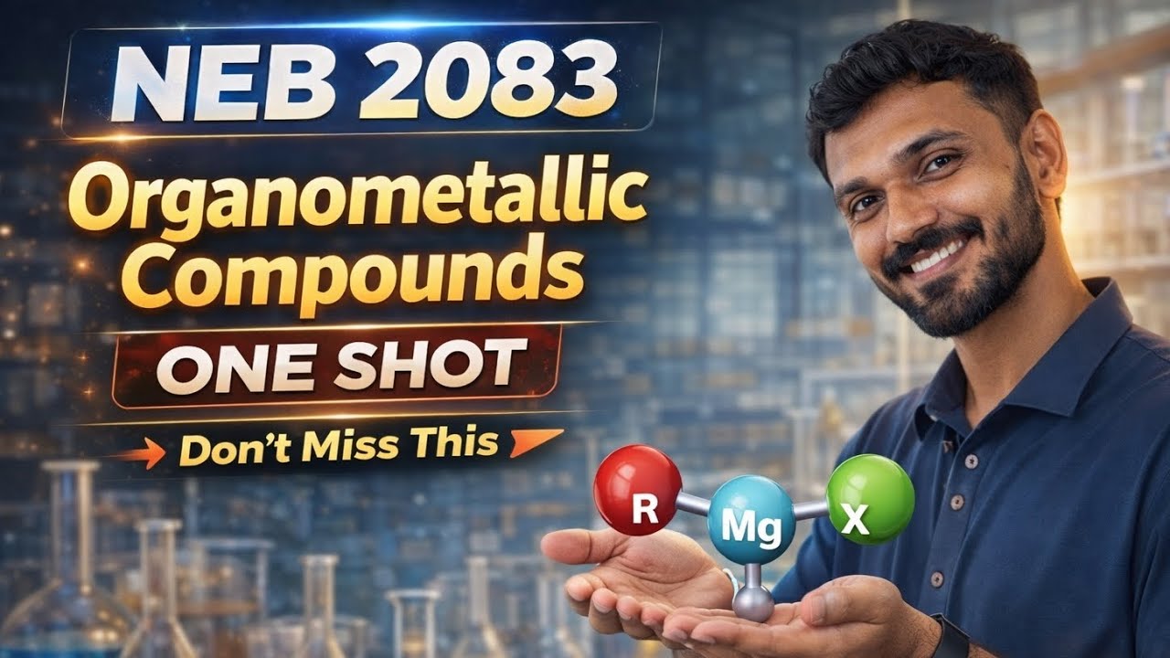 Class 12 || Organometallic Compounds Oneshot !! Enough for exam || By:JB sir