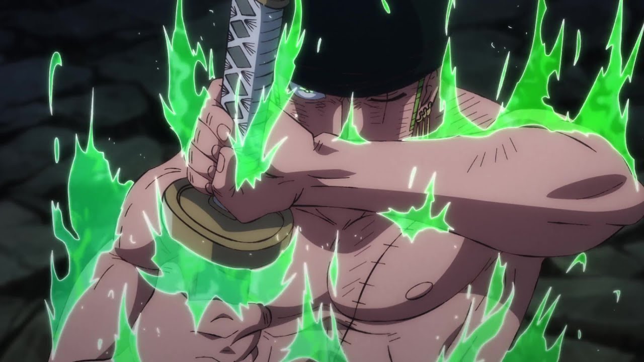 Zoro Vs King - Ryou One Sword Style Shishi Sonson - One Piece Episode 1059