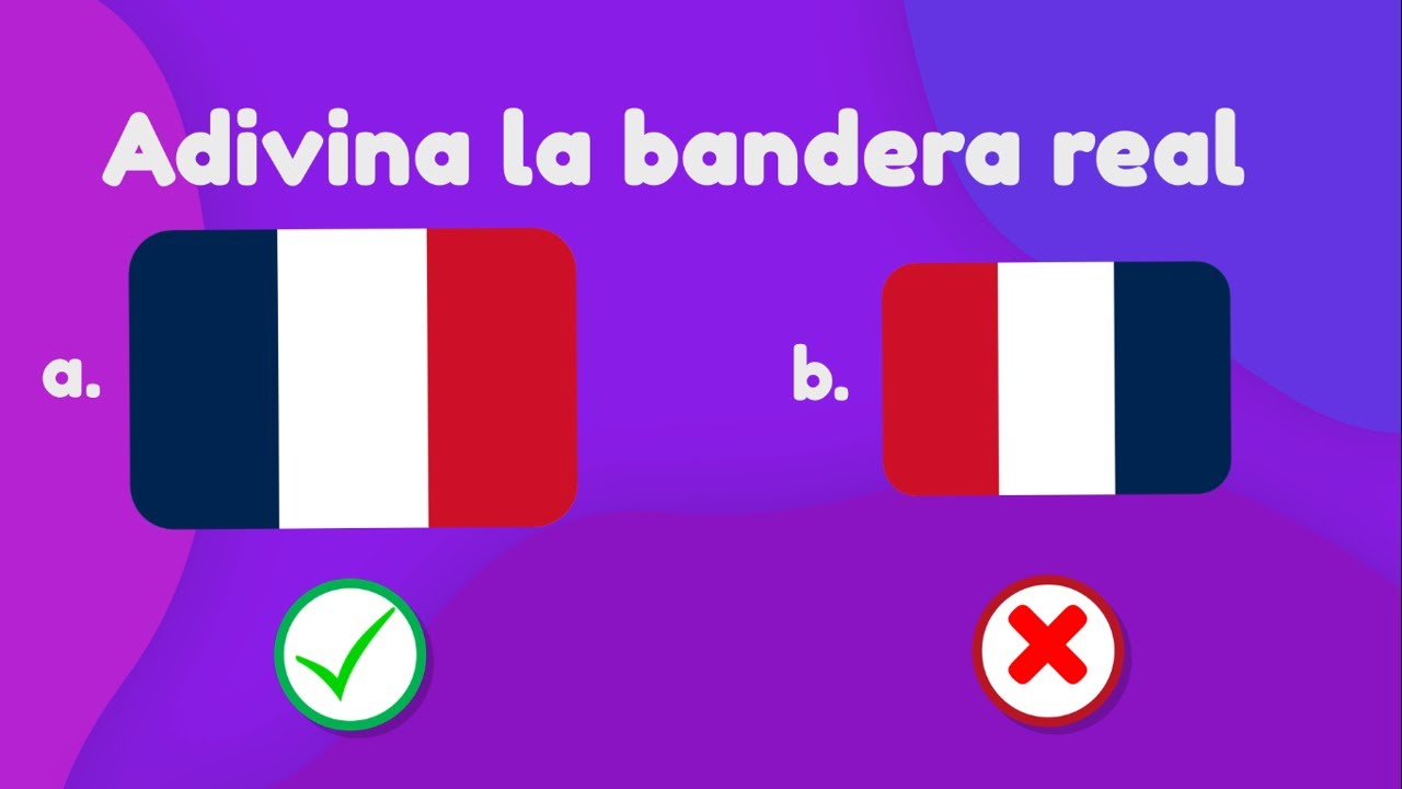 Adivina la bandera real 🚩| Bandera REAL ✅ vs. FALSA ❌
