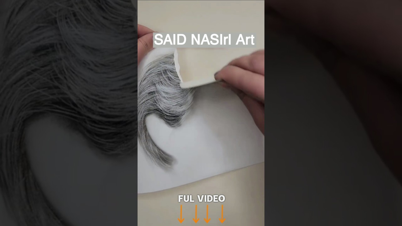 How to Draw Hair Like a Pro | Simple Realistic Technique 
