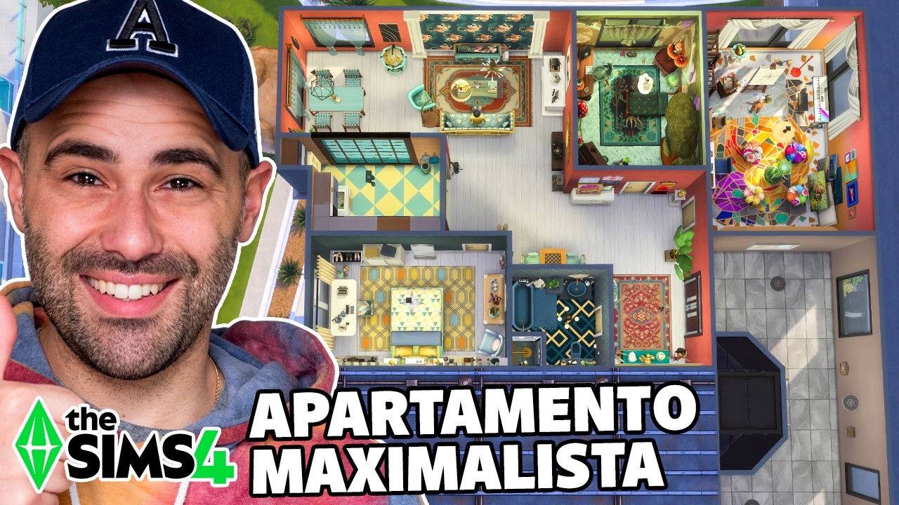¡REFORMO este APARTAMENTO MAXIMALISTA en Los Sims 4! 🏠