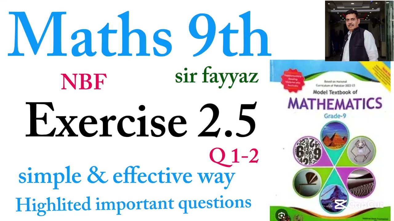 Maths class 9th | exercise 2.5 | NBF | ex 2.5 | Q 1-2 | unit 2 | Logarithms | chapter 2 | sir fayyaz