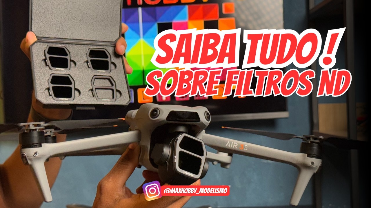 DJI AIR 3S | FILTROS ND FREEWELL | FAZ TODA A DIFERENÇA!