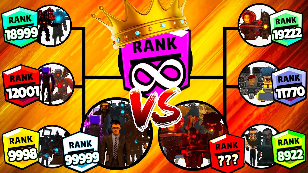 Skibidi Toilet Brawl Stars Rank Up Tournament| DAFUQ BOOM SQUAD vs UPGRADED JUGGERNAUT SQUAD