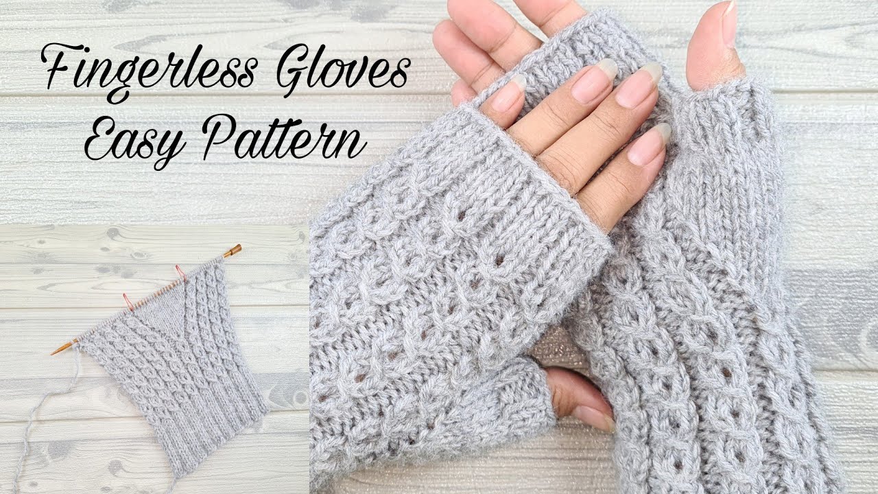 How to Knit Fingerless Gloves| Easy For Beginners|Mock Cable Stitch|Step by Step Tutorial|Urdu/Hindi