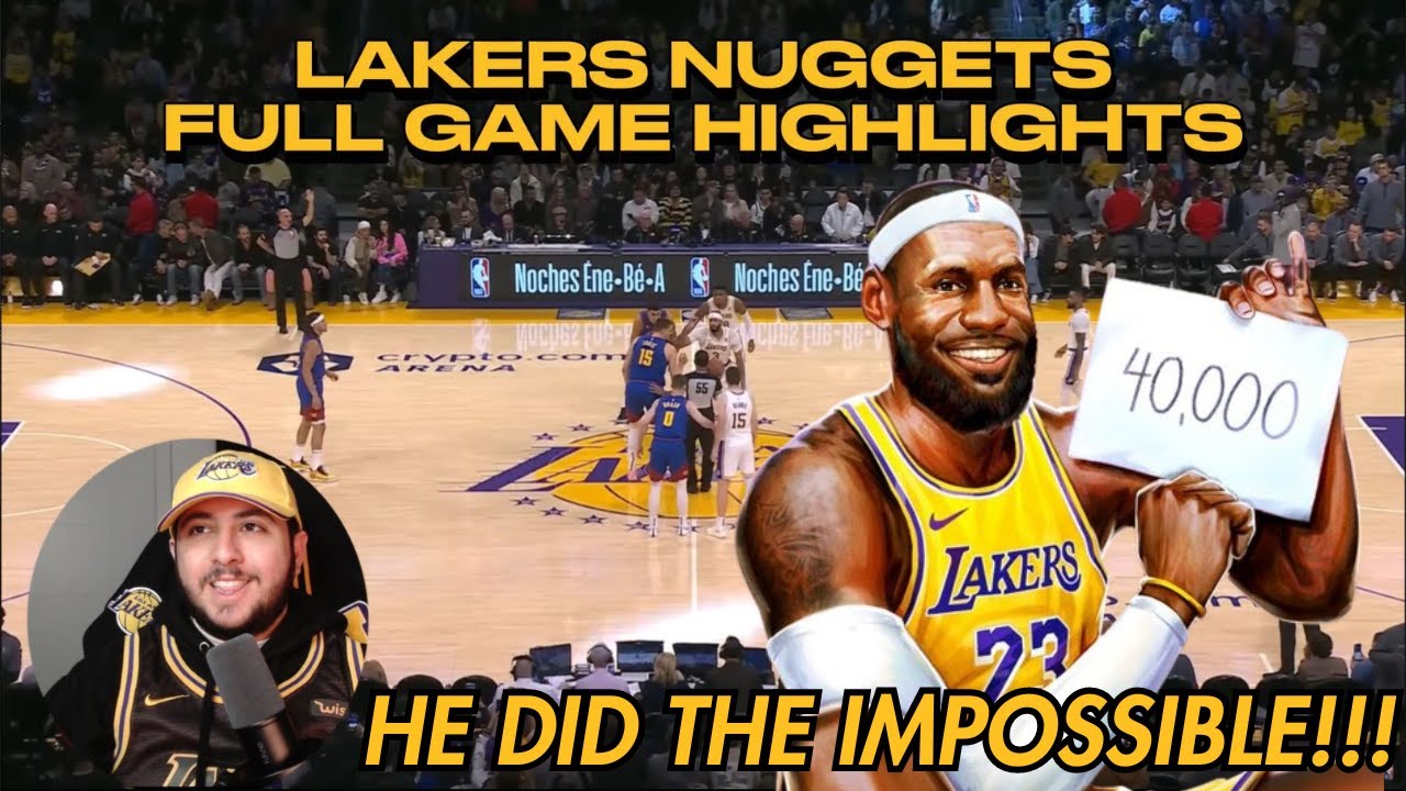 LEBRON JAMES DOES THE UNTHINKABLE (I ALMOST CRIED) Lakers fan reacts to Lakers vs. Nuggets