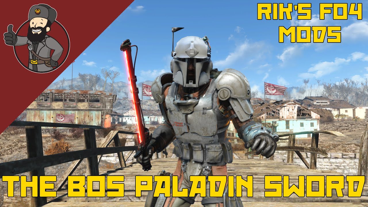 Rik's Fallout 4 Mods - The BOS Paladin Sword by DegenerateDak
