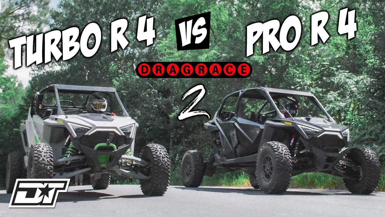 ДРЭГ-РЕЙС ПЕРЕСЕТКА!! | RZR Turbo R 4 против RZR PRO R 4