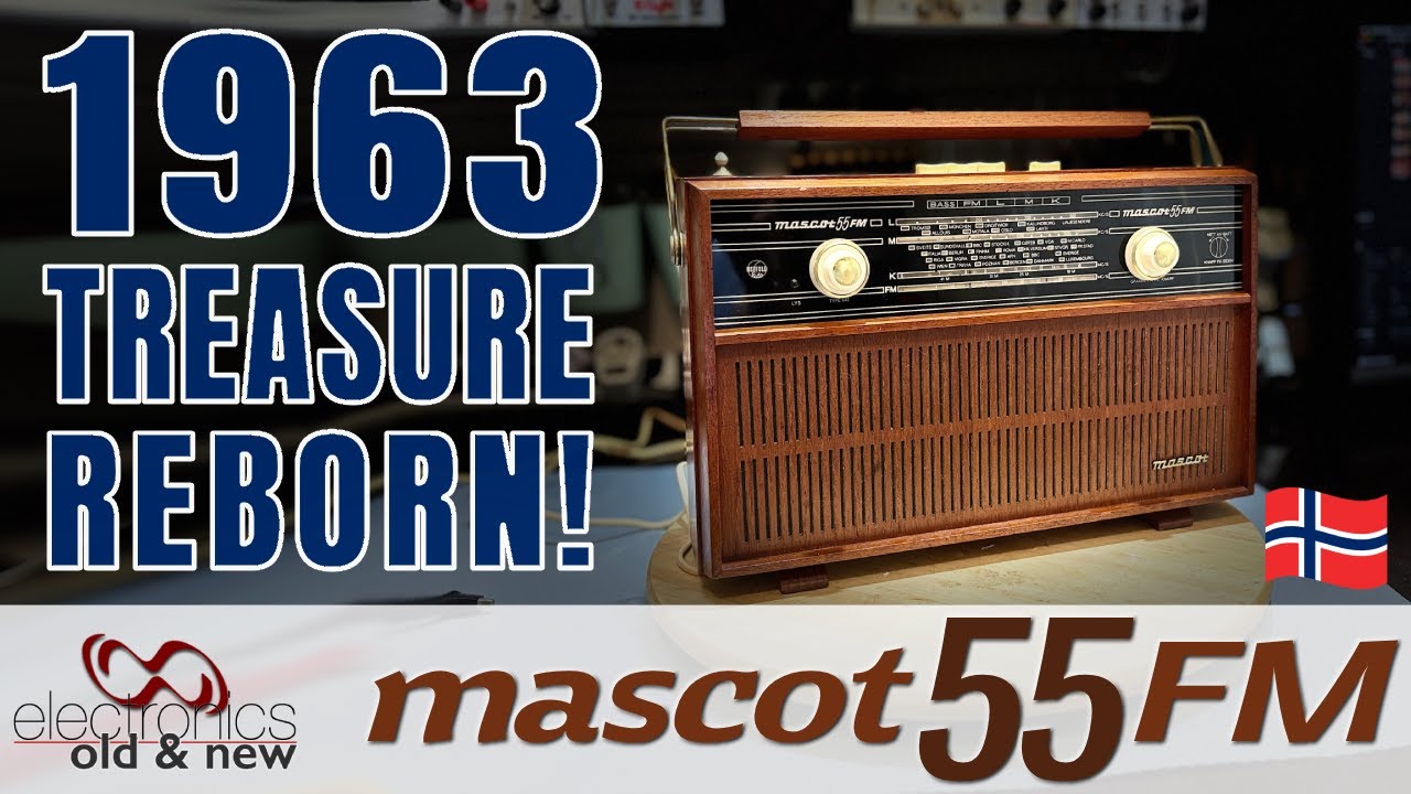 Will This 1963 Mascot 55FM Radio Still Work? Live Power-Up & Full Restoration! 