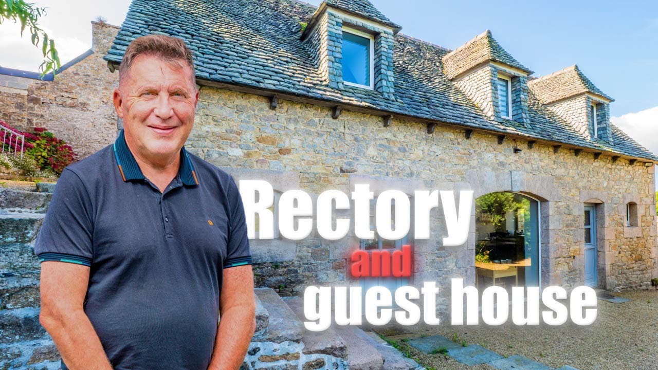 🕍 Historic Rectory & Guest House by the Sea | Brittany Luxury Home Tour 🌊 — Ref: A38349HL22