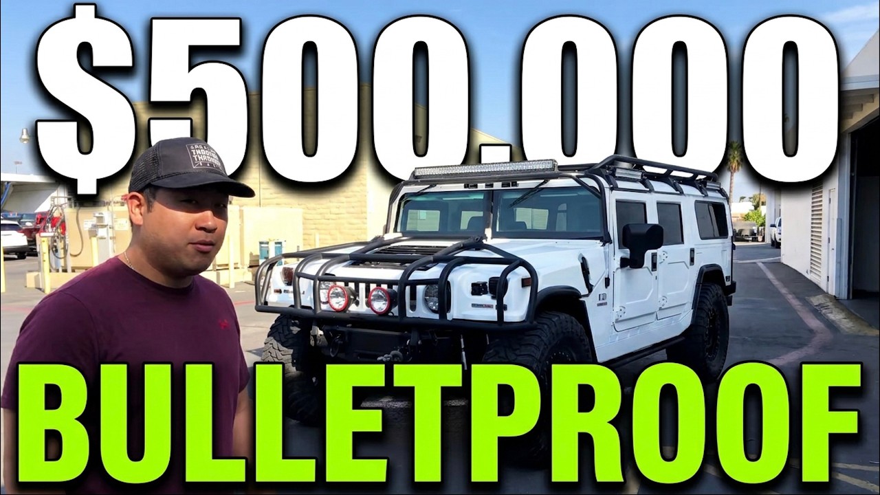 $500,000 Hummer H1 Alpha VIP edition armored bullet proof
