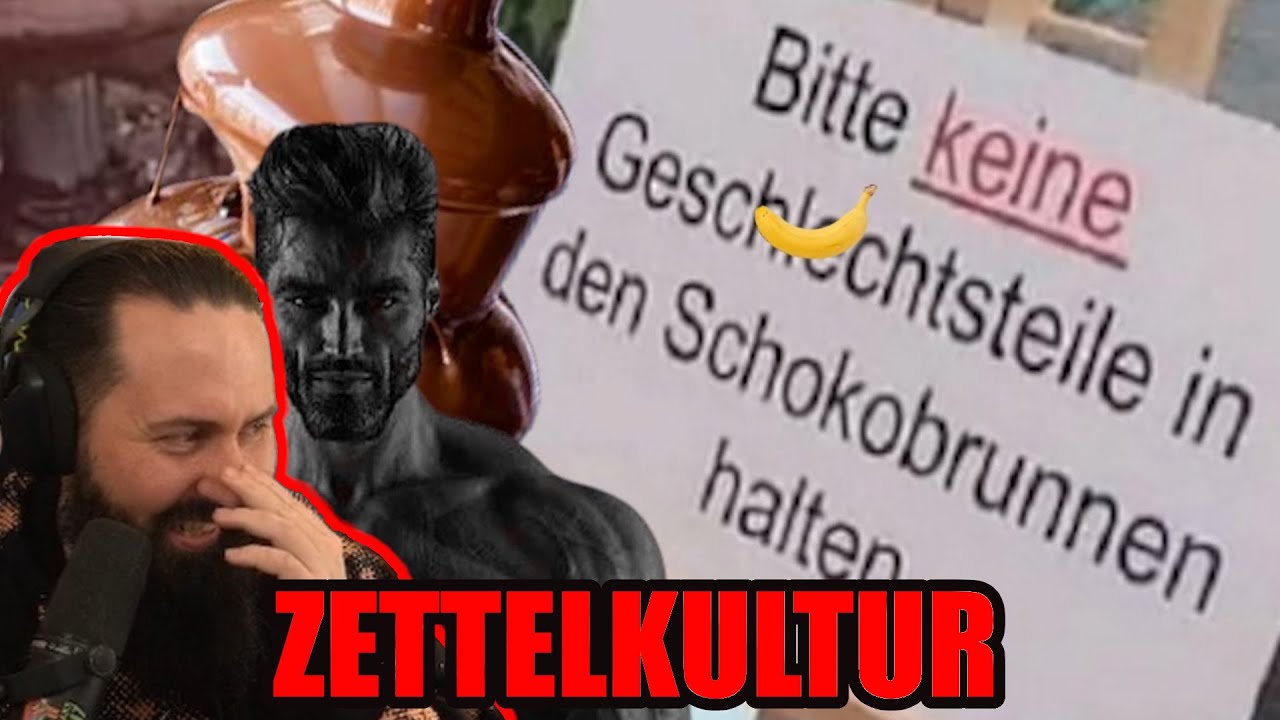 Wild und laminiert - Deutsche Zettelkultur - Hakon reagiert auf @DiedeutschenBackrooms