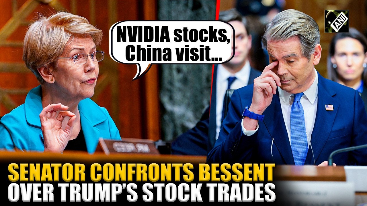 Senator Elizabeth Warren targets Bessent with tough questions on Trump&rsquo;s stock deals