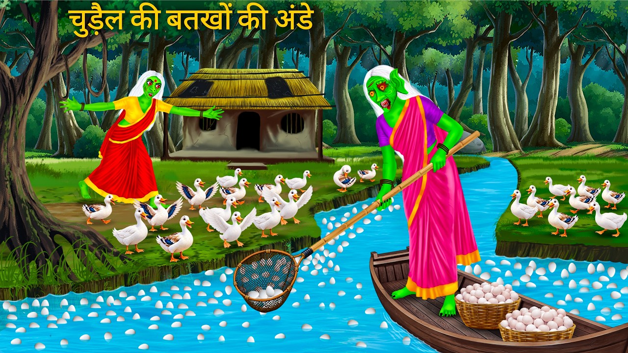 चुड़ैल की बत्तक की अंडे | Horror Stories | DUCK EGG FARMING | Darawni Kahani  | Hindi Moral Cartoon