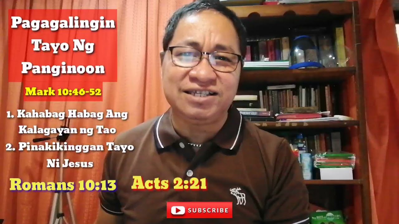 BLIND BARTIMAEUS  Recieved HEALING/ MARK 10:46-52 (Oct 24,2021) #tandaanmoito I Gerry Eloma Channel