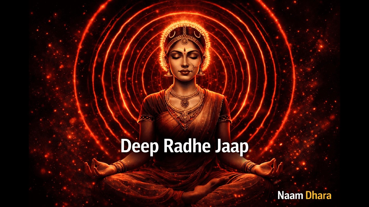 Deep Radhe Jaap for Meditation | Radha Radha Chant | Peaceful Radha Naam