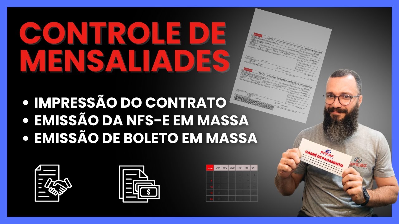 Sistema para controle de mensalidade