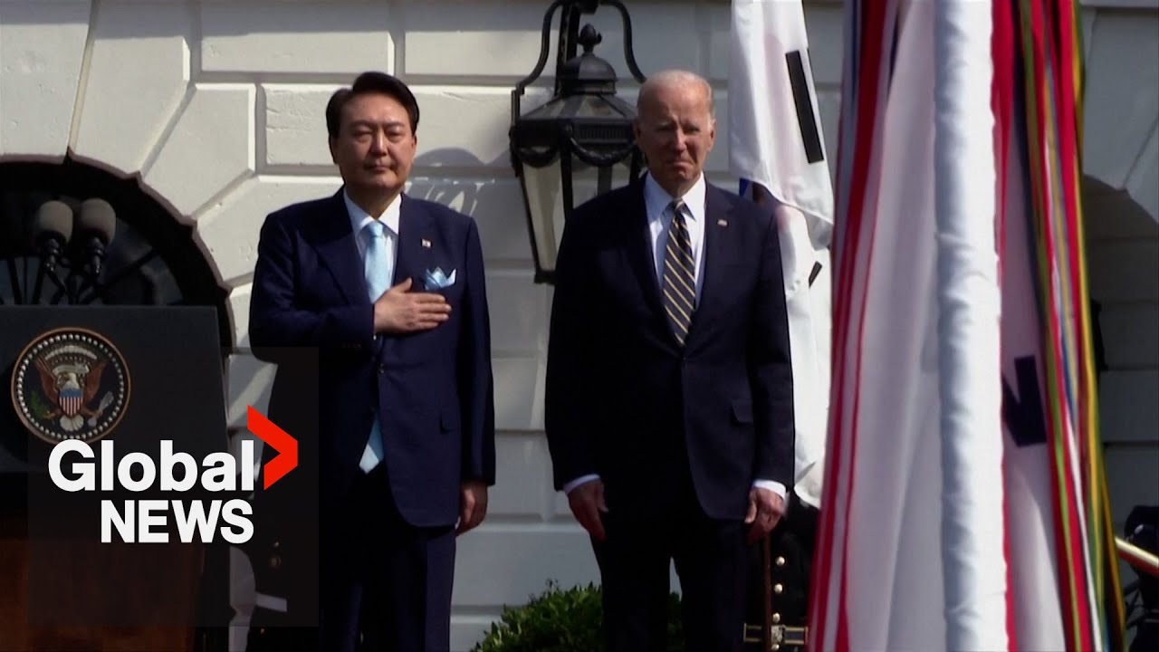 Biden welcomes South Korea's president to White House, hails 