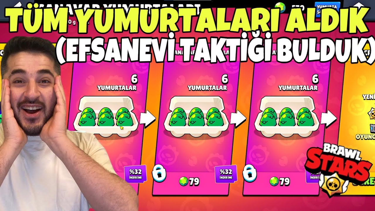 ELMAS ÇEKİP MARKETTEKİ TÜM YUMURTALARINI ALDIM, EFSANEVİ ÇIKARMA TAKTİĞİ BULDUK! -BRAWL STARS