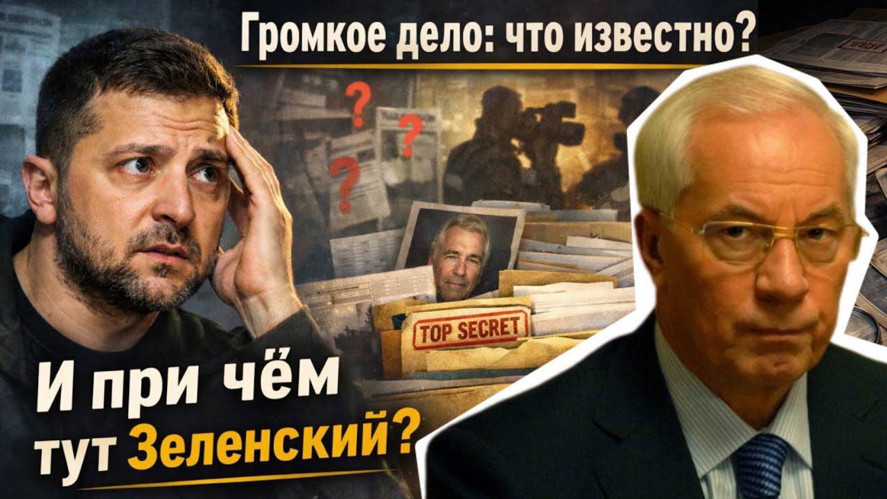 ЗЕЛЕНСКИЙ В ФАЙЛАХ ЭПШТЕЙНА. АЗАРОВ