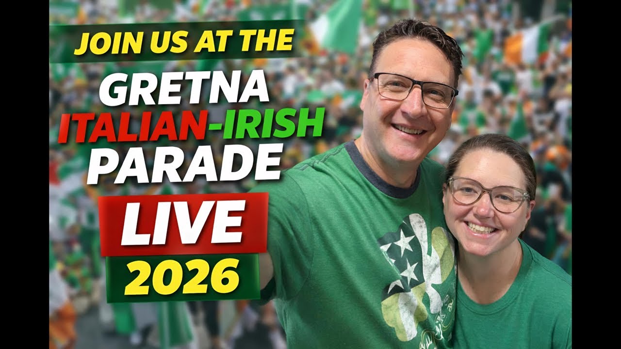 🚨 LIVE: Crazy Irish-Italian Parade in Louisiana! Beads, Bands & Party! 🍀💚❤️