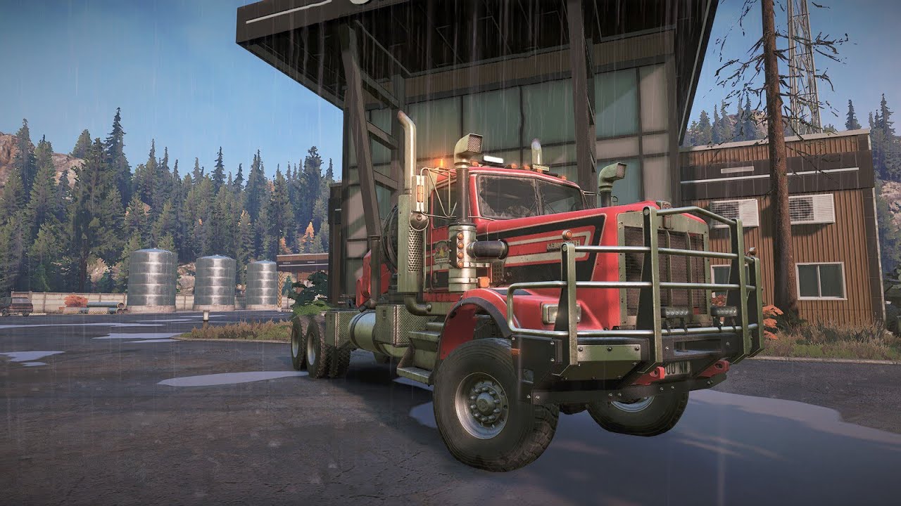 SnowRunner Washington part 1 | Getting supplies  & builde Sawmill