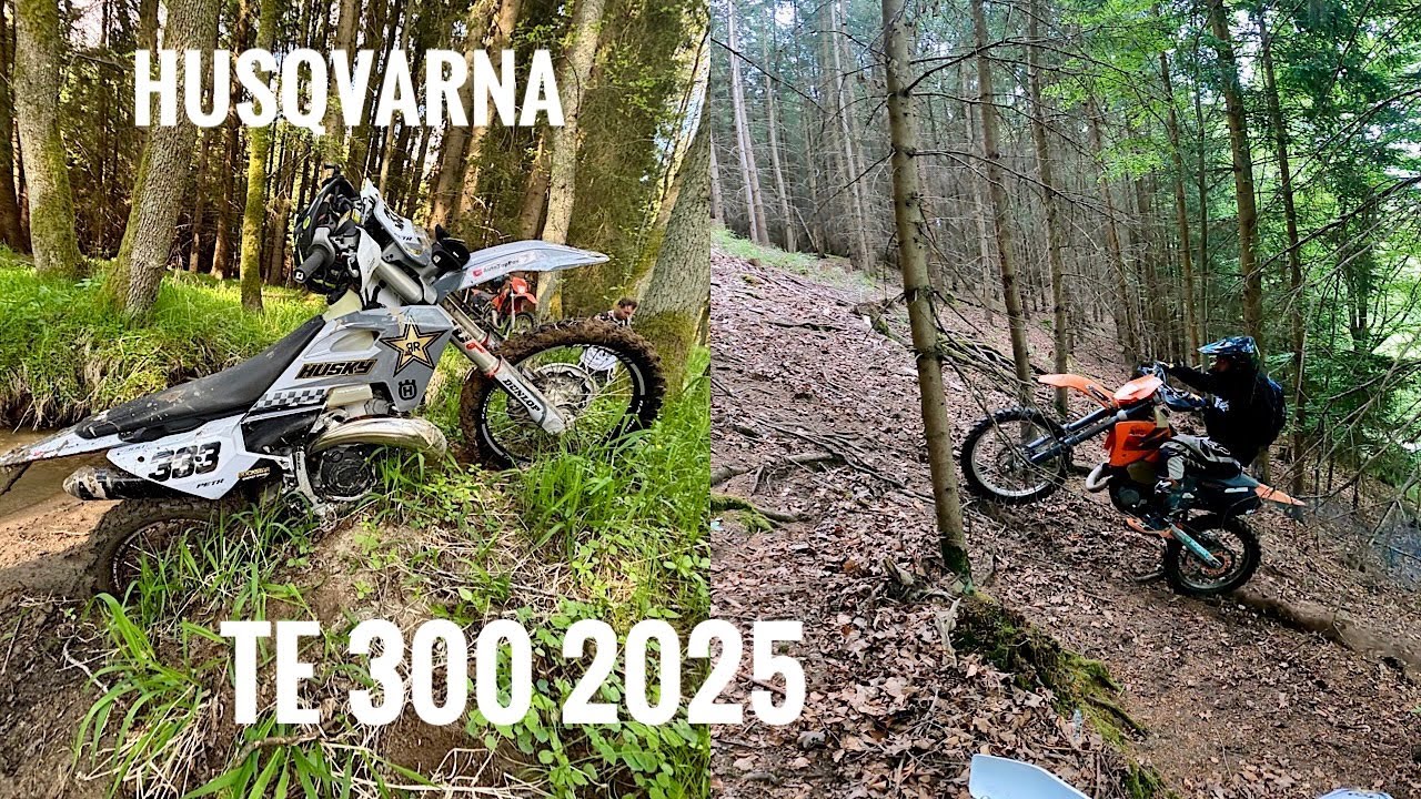 Riding the Husqvarna TE 300 2025