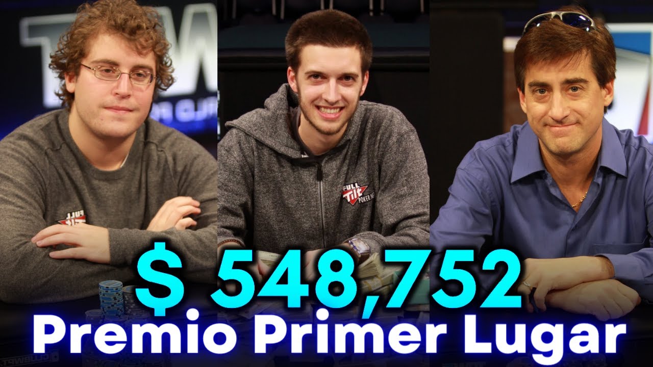 $548,752 Premio del Primer Lugar en Las Finales Mundiales de Póquer