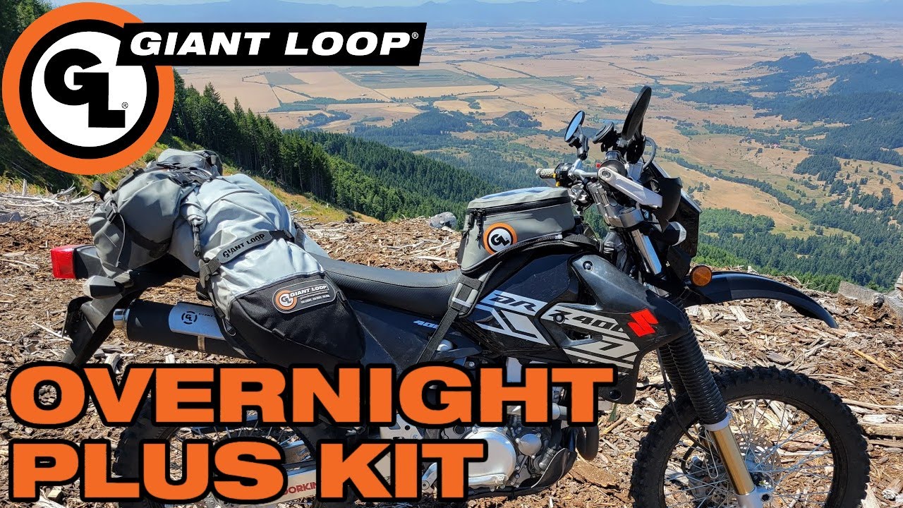 Giant Loop Overnight Plus Kit: All-in-One Dirt Bike/Dual Sport Motorcycle Soft Luggage Solution