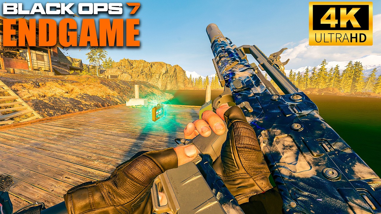 NEW VX COMPACT AR w/ SHARPSHOOTER - BO7 ENDGAME Gameplay 4K (No Commentary)