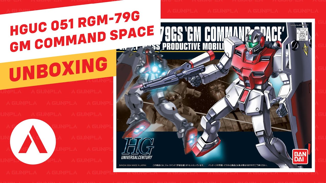 Unboxing: HGUC 051 RGM-79G GM Command Space