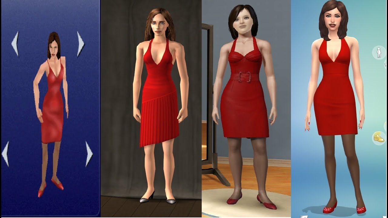 *TRYING* to make the same sim in ALL FOUR GAMES :0