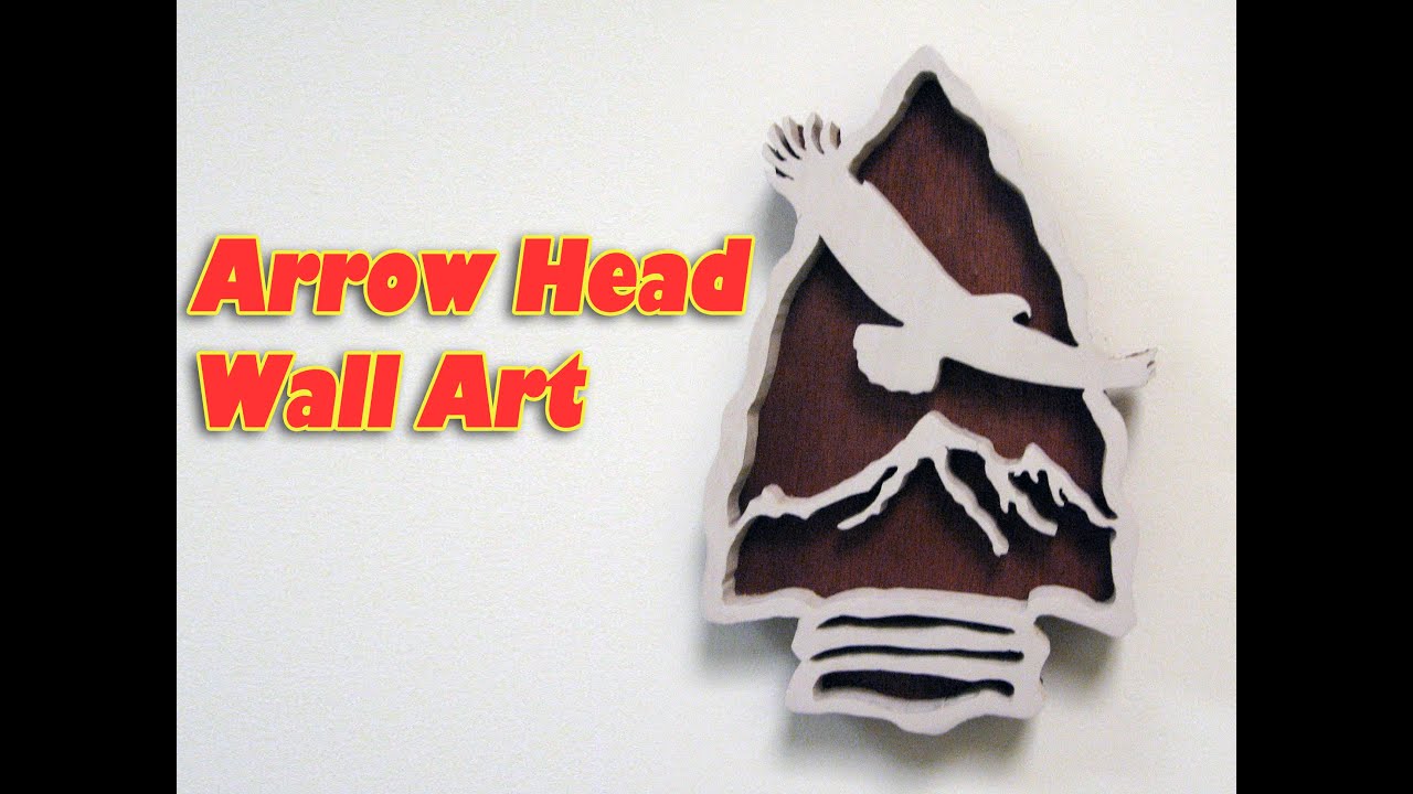 scroll saw arrow head free woodworking template