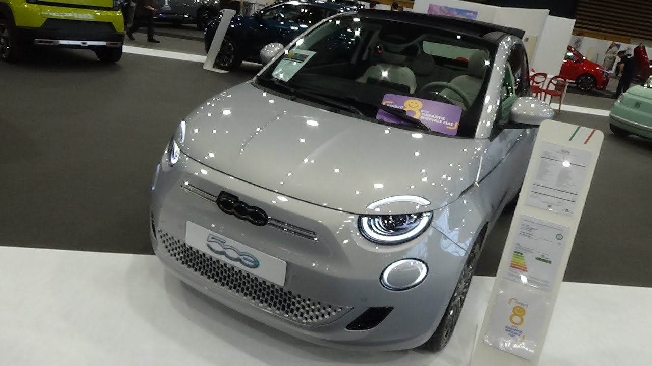 2026 Fiat 500e La Prima Cabriolet - Exterior and Interior - Salon Automobile Lyon 2025